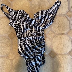 One piece bathing suit worn twice